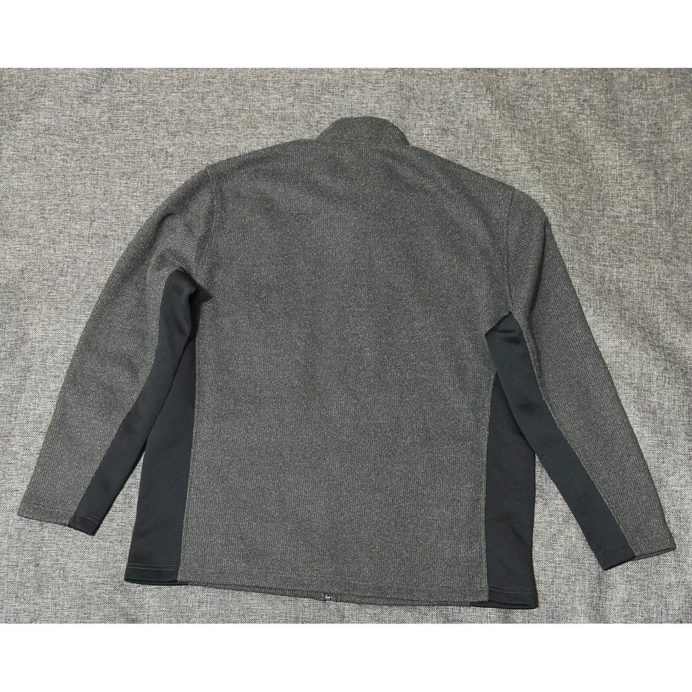 IZOD Mens XL Full Zip Jacket Advantage Performance Stretch Gray